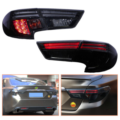 For Toyota Mark X 2014-2018 Dark LED Tail Lights Replace OEM Rear