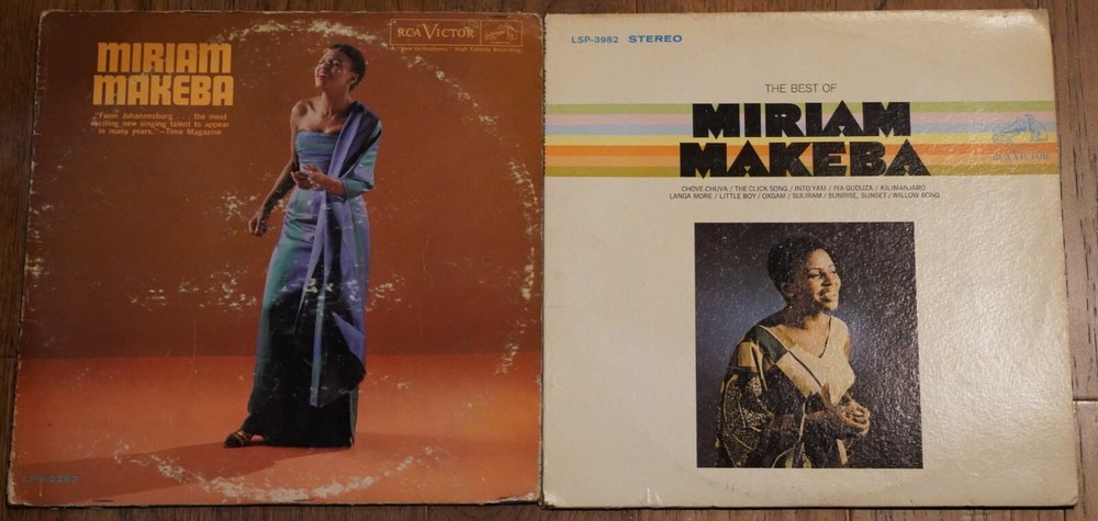 Miriam Makeba AFRICAN SOUL Greatest Hits 2LP Vinyl Record Collection