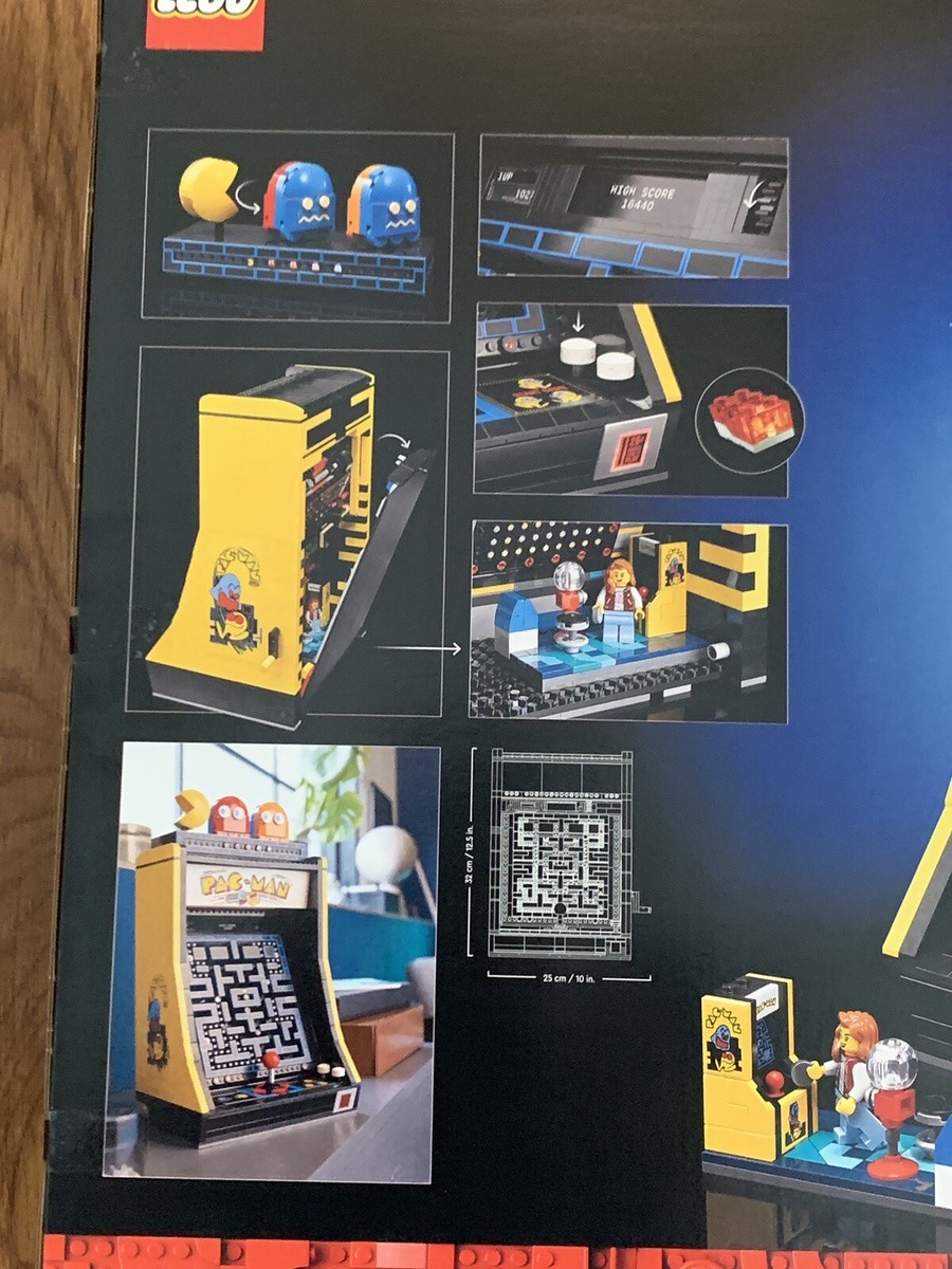 PAC-Man Étui d'affichage acrylique pour 10323 icônes PAC-Man Résistant à la poussière Transparent HD Backdrop Compatible avec kit de construction 10323 (boîte seulement, pas de modèle PAC-Man Étui d'affichage acrylique pour 10323 icônes PAC-Man Résistant à la poussière Transparent HD Backdrop Compatible avec kit de construction 10323 (boîte seulement, pas de modèle