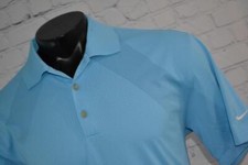 45080-a Nike Golf Polo Shirt Performance Blue...