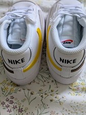 Nike Toddler Blazer MID '77 White/Vivid Sulfur-Pecan Sneakers 18.5cm, Brand New