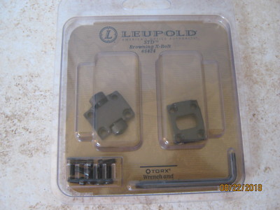 New Leupold Standard Scope Mount Base Browning X Bolt 65424 Gloss Black 2 Piece