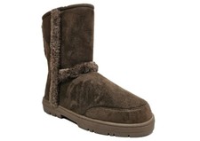 Ladies Winter Midi Boots Flat Comfy Winter Fashion Snug Boots Size 3 4 5 6 7 ...
