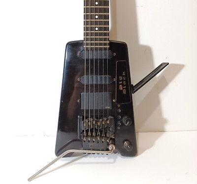 STEINBERGER GL-4T VINTAGE HEADLESS GUITAR w/ CASE 1987 NEWBURGH FACTORY BLACK