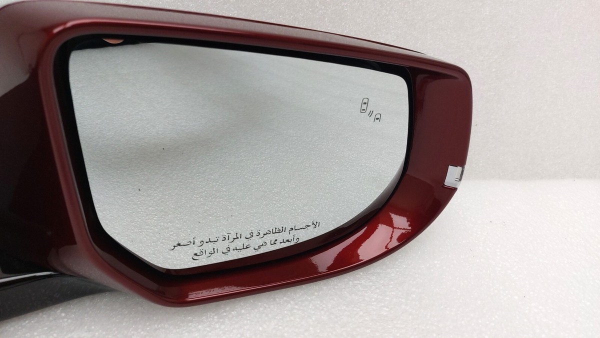 2016-2019 Cadillac XTS Red Right Side Mirror W/Camera and Puddle