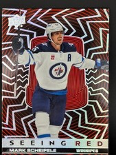 2023-24 Upper Deck Hockey Seeing Red Inserts and Parallels; You Pick!