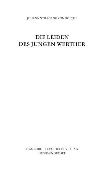 Thumbnail - Die Leiden Des Jungen Werther
