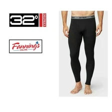 32 Degrees Heat Men's Base Layer Pant Single with  Band - A11