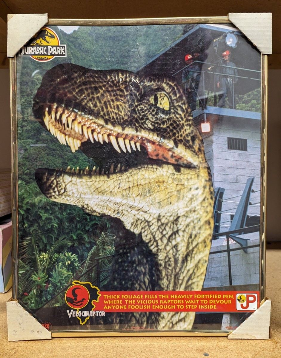 Jurassic Park Velociraptor Poster 12185 by Universal Studios NEW