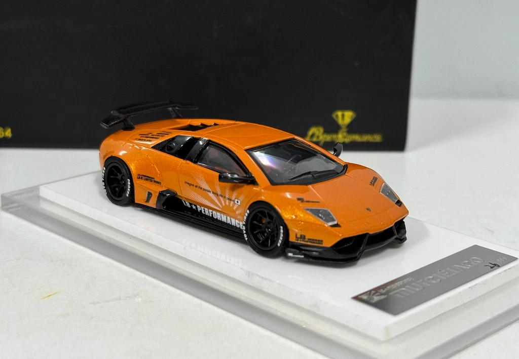 Onemodel 1:64 Orange LP670-4 Murcielago LB Sports Model Diecast Resin Car
