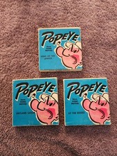 Popeye Dry Land Sailor,At The Rodeo and King Of The Jungle 8mm Film w/ Box