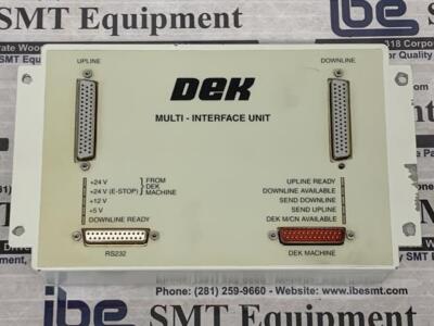 DEK Multi Interface Unit - 111494 w/Warranty
