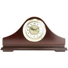 PS Products Concealment Mantle Clock Fits Medium to Large Handguns Mahogany Wood