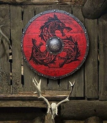 Medieval Viking Shield Armor Legion Wooden Viking Shield SCA LARP Best For GIFT