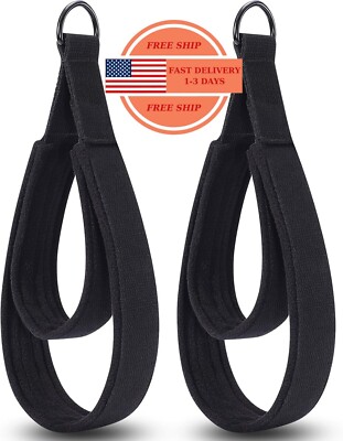 2 correas de pilates, correas de doble bucle para reformador, correas de anilla