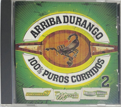Arriba Durango 100% Puros Corridos, Vol. 2 by Various Artists CD (2005, Disa)