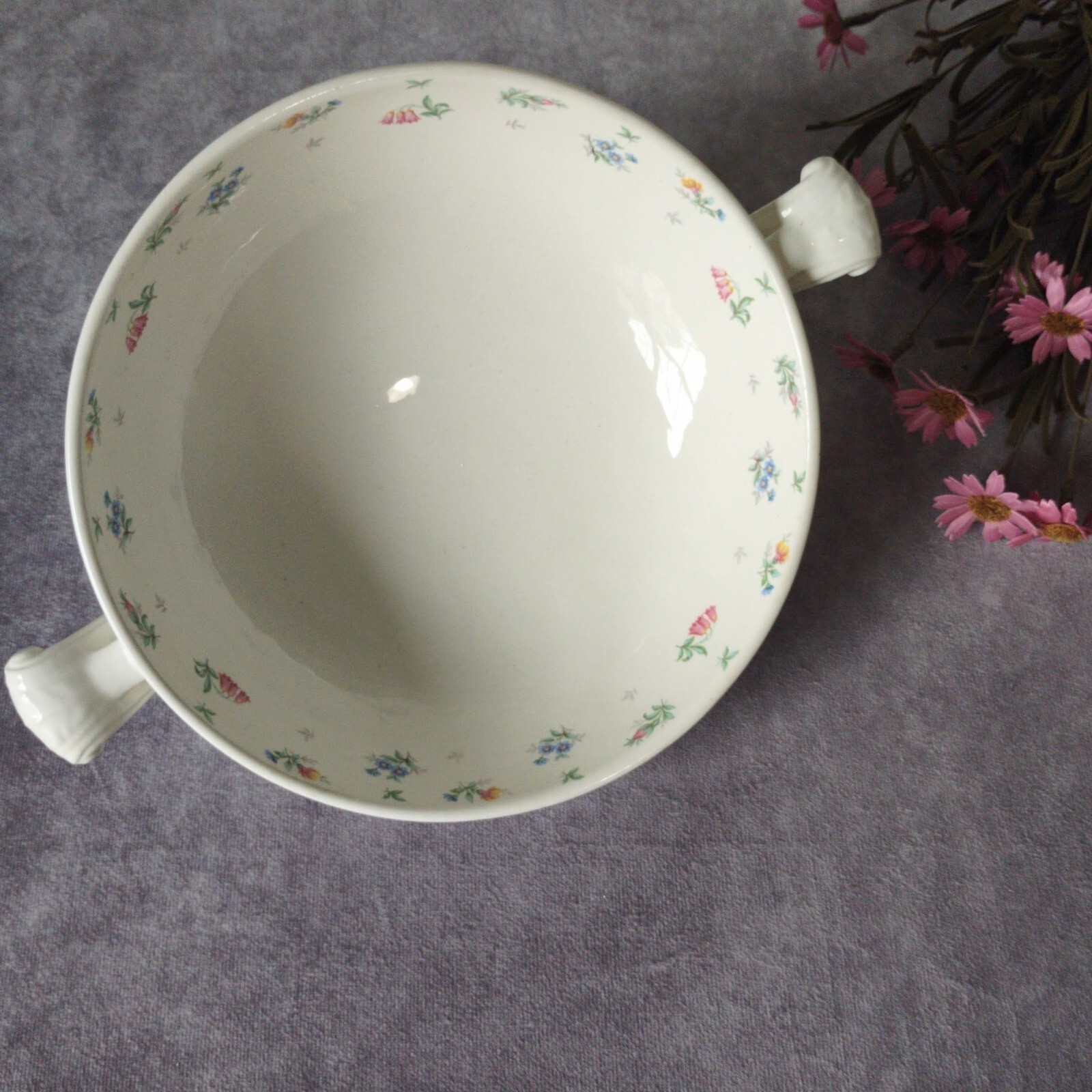 RARE 1940'S HALL CHINA CO.  VEGETABLE SERVING  BOWL , Monticello , No lid