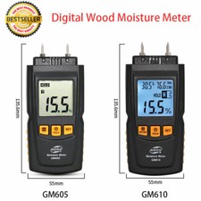 MOISTURE METER DAMP DETECTOR HUMIDITY CHECKER WOOD PLASTER BOARD TESTER SENSOR