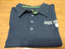 John Deere Black Polo Shirt Medium