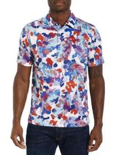 Robert Graham Men's Amplitude Short-Sleeve Knit Polo Shirt