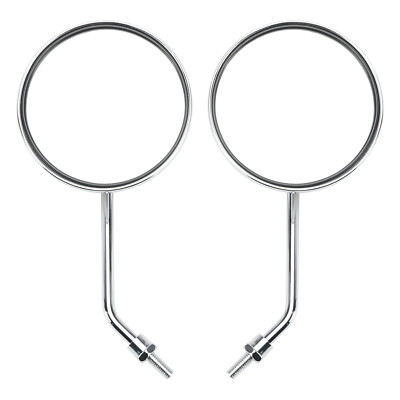 Spiegel Paar Chrom 8mm Rechtsgewinde für Honda SS 50 Dax Z 50 Monkey CD Chaly 50