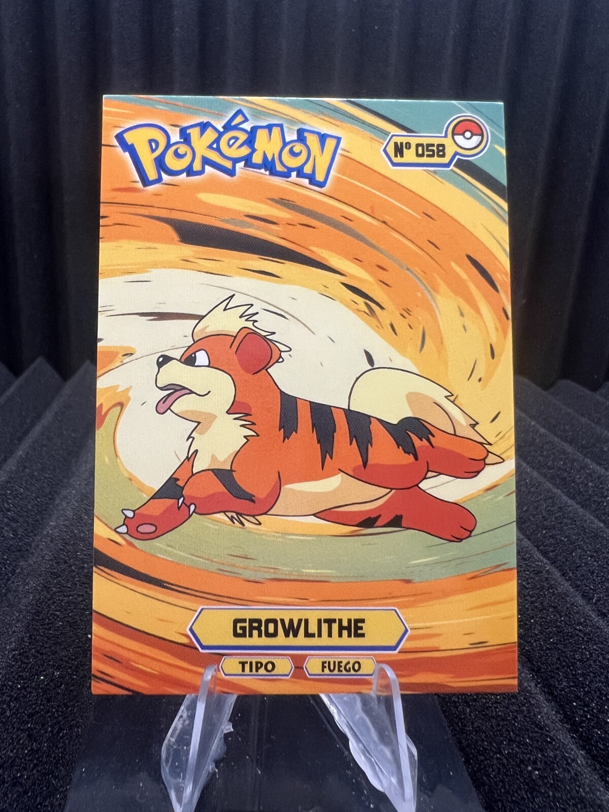 Growlithe #58 - Card Tops Pokedex Database 2024 - Pokemon Card NM