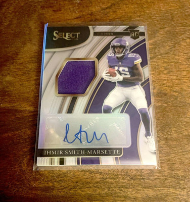 IHMIR SMITH-MARSETTE 2021 Panini Select Rookie Signature Material Auto /199
