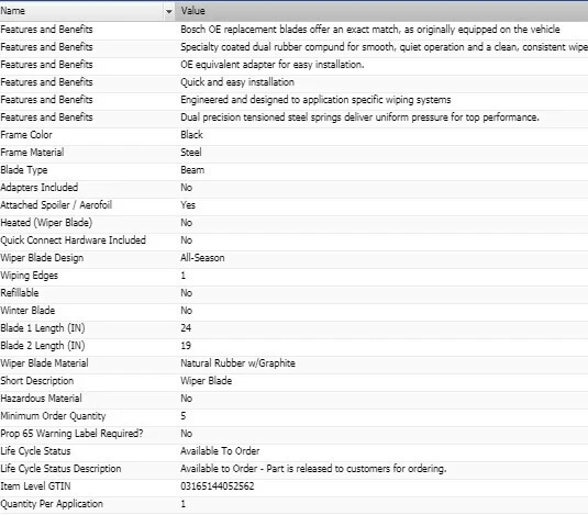 Juego de limpiaparabrisas delantero BOSCH Aerotwin para Mercedes-Benz Gla45 AMG 2015 Foto 2 de 4