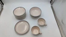 Aura Pink Dishes by Pfaltzgraff (See Pictures and Description for Details)