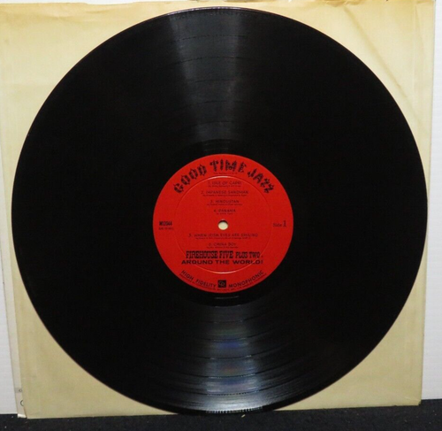 FIREHOUSE FIVE PLUS TWO AROUND THE WORLD (VG+) M-12044 LP VINYL RECORD - Picture 4 of 5