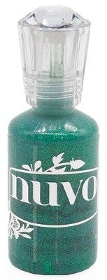 Nuvo Glitter Drops 1.1oz-Grotto Green NGD-778