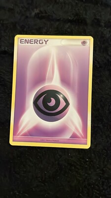pokemon purple energy card PSYCHIC 2007 ENERGY holofoil pattern or surface detail) Scarlet & Violet Prismatic Evolutions