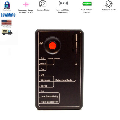LawMate Tester Multifunctional Pocket Rf Detector Power AAA 20MHz-6GHz US STOCK