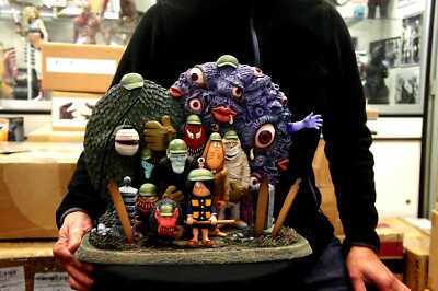 GeGeGe No Kitaro Ghost Nighter Art Statue 墓場鬼太郎 おばけ