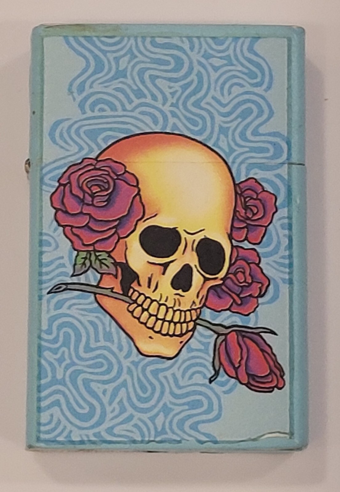 Blue Skull Roses