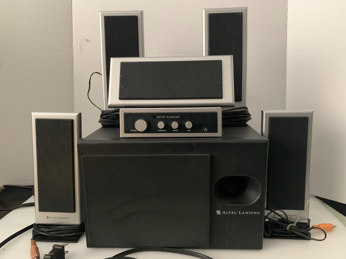ALTEC LANSING VS3151 5.1 Powered Audio Computer Speaker System | eBay