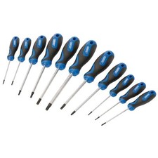 Draper 11 Piece Tamperproof Security Torx/TRX/Star Screwdriver/Driver Set, 34253