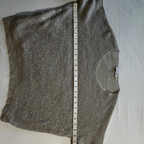 Balenciaga Women M Gray Knit Pullover Old Money Preppy Lightweight Spring Summer - Picture 7 of 8