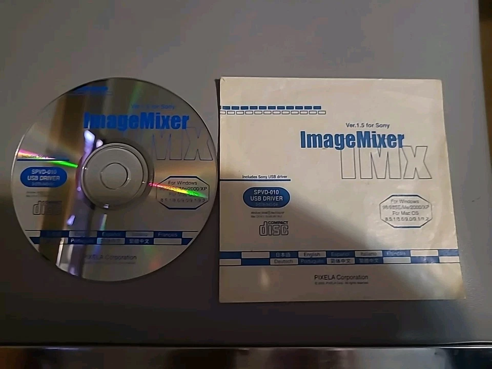 Image Mixer Version 1.5 For Sony USB Driver CD Rom Disk for Windows 98/98SE.... - Image 3 of 4