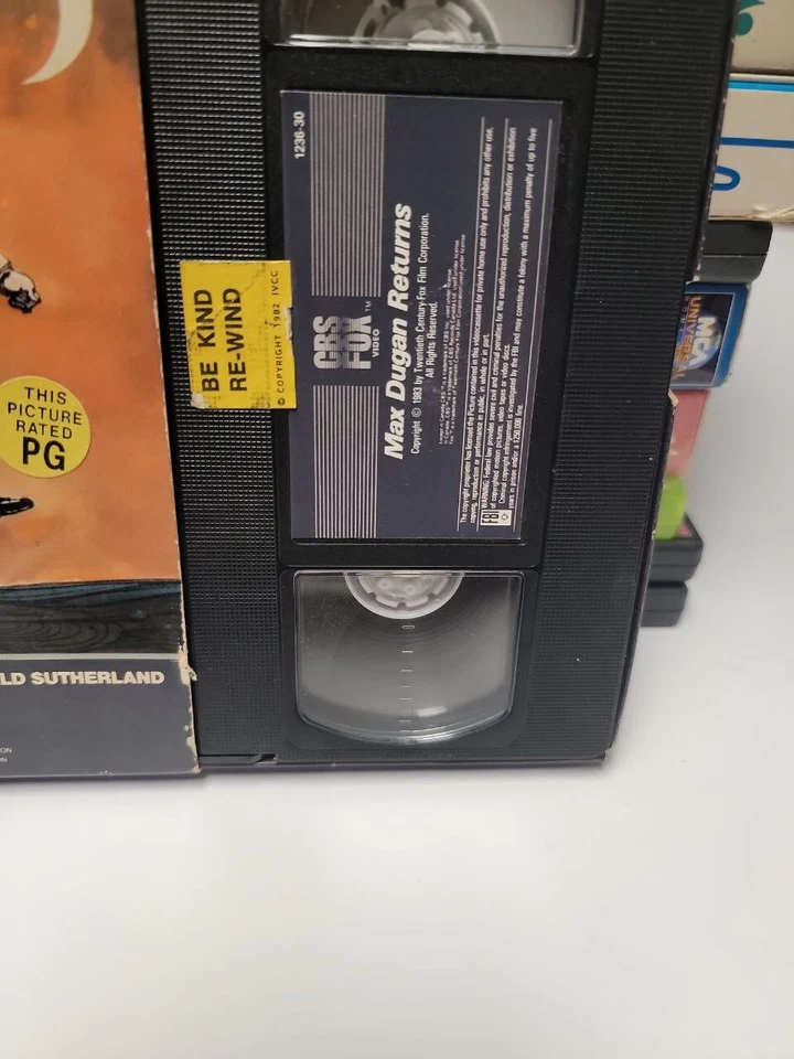 Max Dugan Returns (VHS, 1984) CBS FOX Big Box Donald Sutherland *Buy2Get1Free* - Imagem 4 de 4