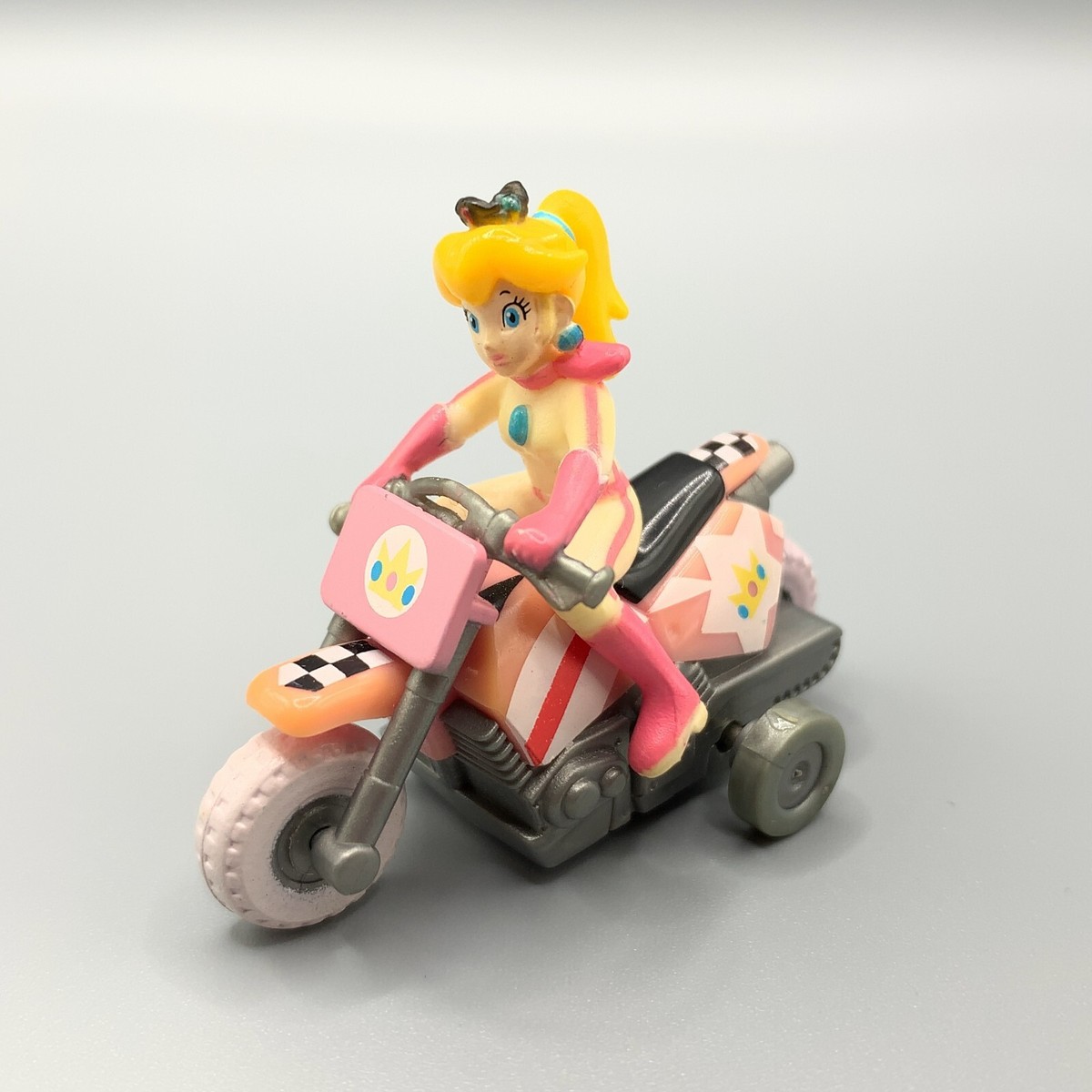 Princess Peach Super Mario Kart Nintendo Pull Back Car Toy Wii