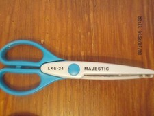Kraft Edgers LKE - 34 MAJESTIC craft crafting SCISSORS Very Good Condition
