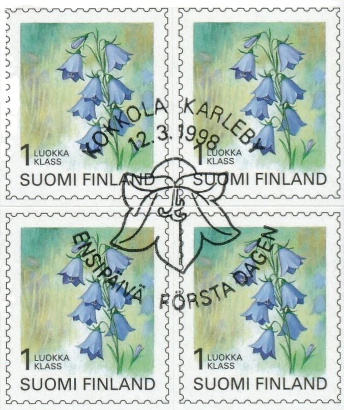 First Day of Issue Multiple Finnish Stamps