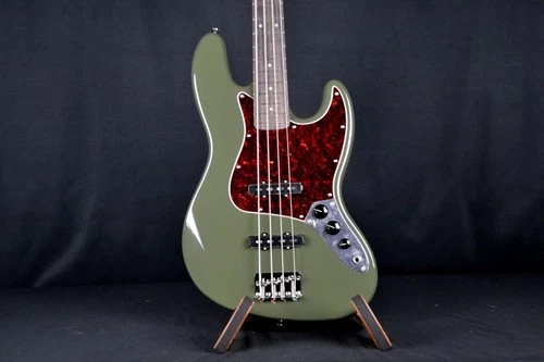 SQUIER FSR CLASSIC VIBE '60s JAZZ BASS, OLIVE, Int'l Buyers Welcome - product listing photo