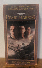 Pearl Harbor VHS, 2001, 2-Tape Set - Acceptable Condition