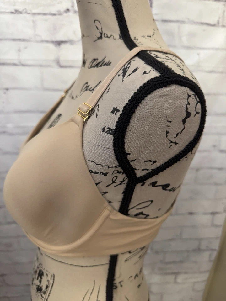 Sujetador Soma Talla 36D Abrazable Espalda Corredora Beige Encaje Sujetador con Aros Foto 2 de 4