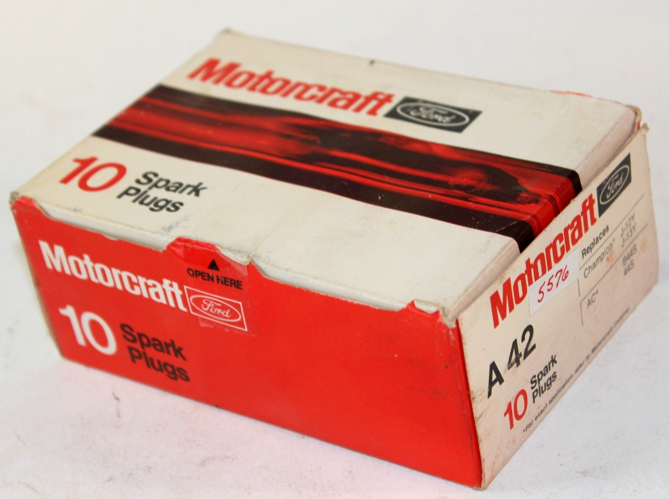 Vintage Motorcraft Spark Plugs A42 ,,, 10 Pack