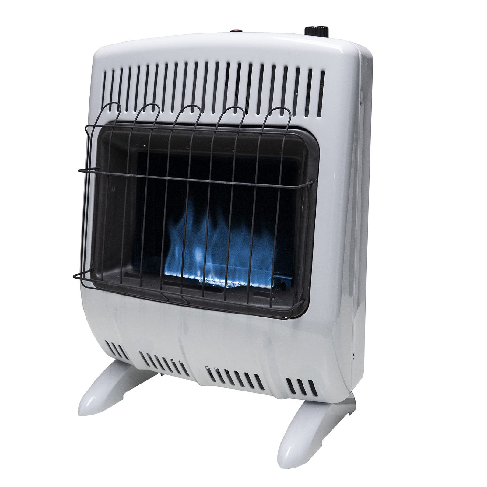 MHVFBF20LPT 20,000 BTU Blue Flame Vent Free Propane Heater For Cold Rooms, Ad...