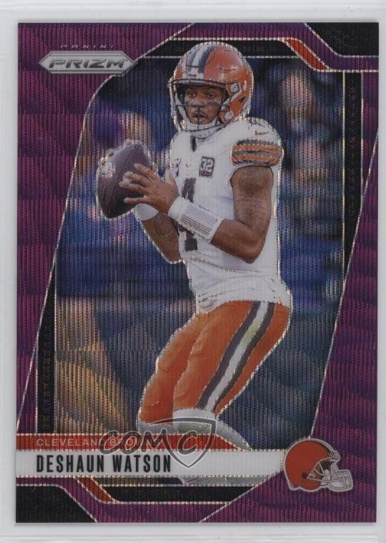 2024 Panini Prizm Purple Wave Prizm 3/99 Deshaun Watson #64 0n9y