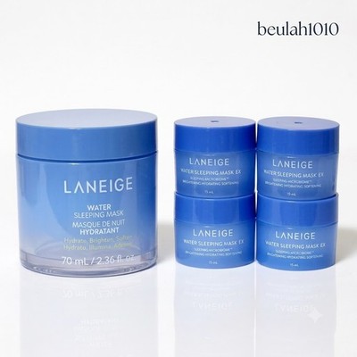 Laneige Water Sleeping Mask EX 70ml (1 Box) + 15ml (x4) / Total 130ml K-Beauty